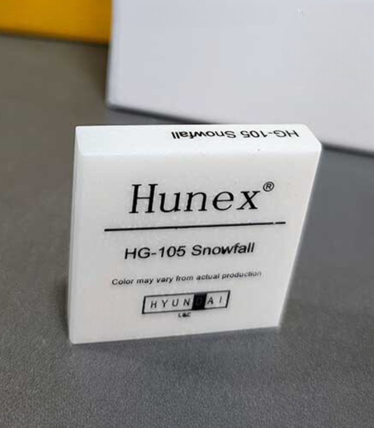 HG-105 Snowfall Hunex Solid Surface