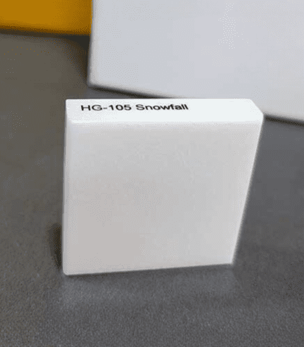 HG-105 Snowfall Hunex Solid Surface