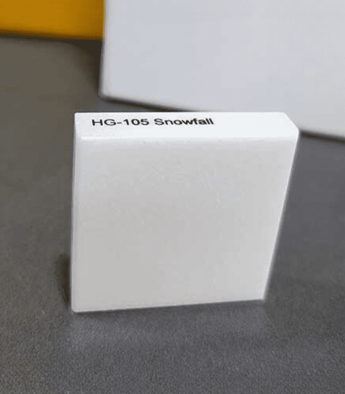 HG-105 Snowfall Hunex Solid Surface